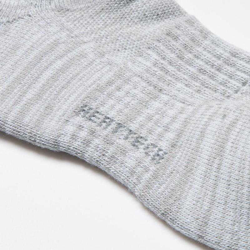 Uniqlo HEATTECH (Short) Women Socks Tights Grey  US |  TAEL-04165