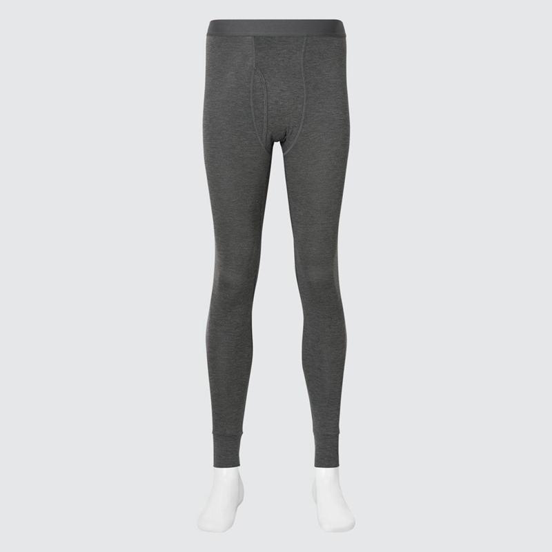 Uniqlo HEATTECH Tights Men Tights Dark Grey  US |  GFBU-54789