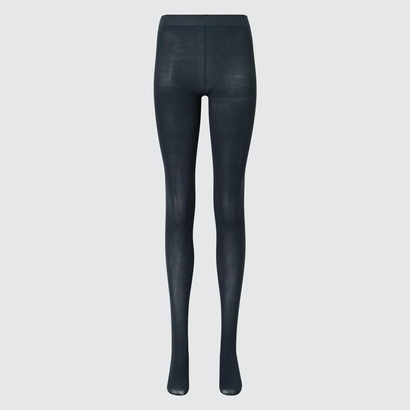 Uniqlo HEATTECH Tights Women Socks Tights Dark Grey  US |  AFUY-36429