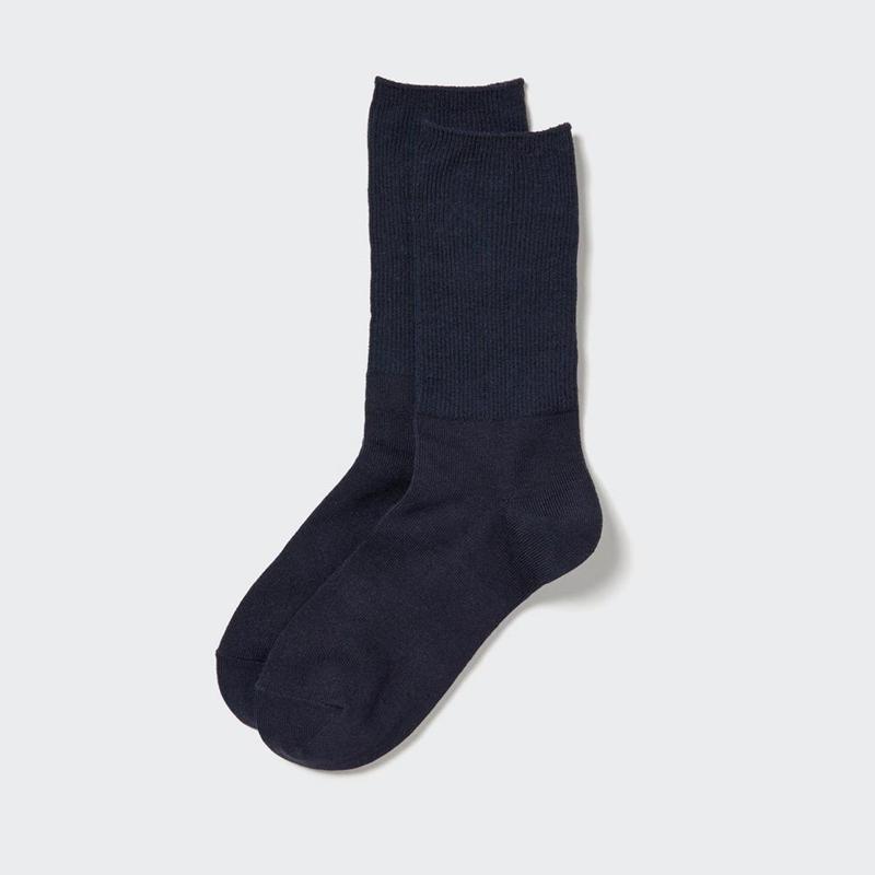 Uniqlo HEATTECH (Two-Way) Women Socks Tights Navy  US |  KCHU-49013