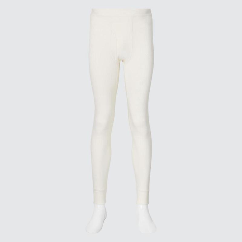 Uniqlo HEATTECH Ultra Men Warm Tights Off White  US |  WDHR-93824