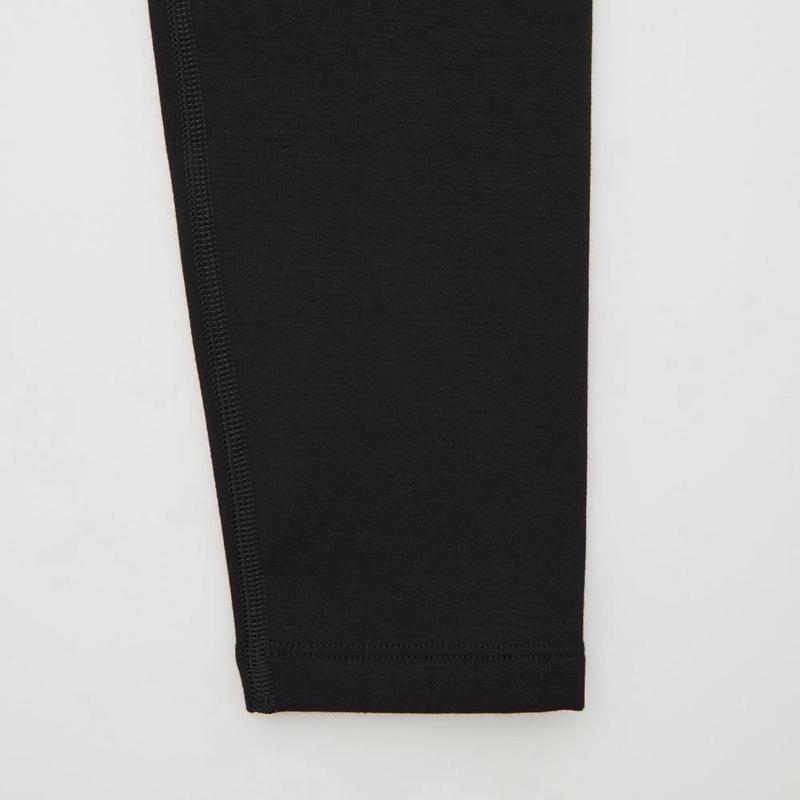 Uniqlo HEATTECH Ultra Warm Kids' Leggings Black  US |  BUKO-64932