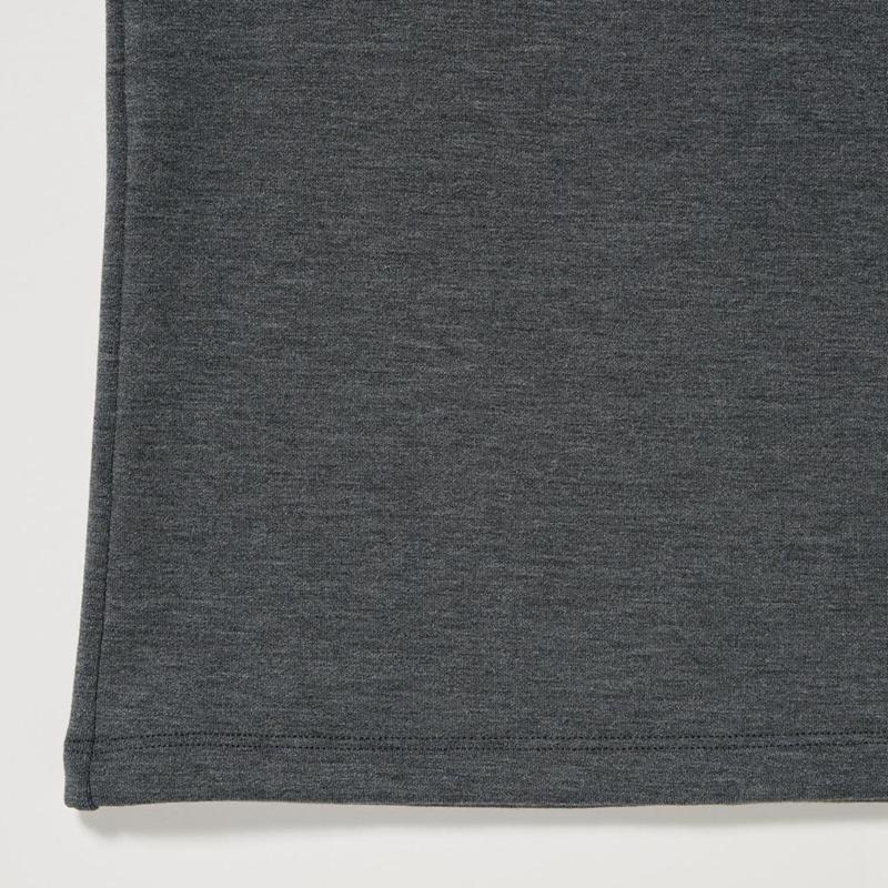 Uniqlo HEATTECH Ultra Warm Men Turtleneck Tops Dark Grey  US |  CNZY-48673