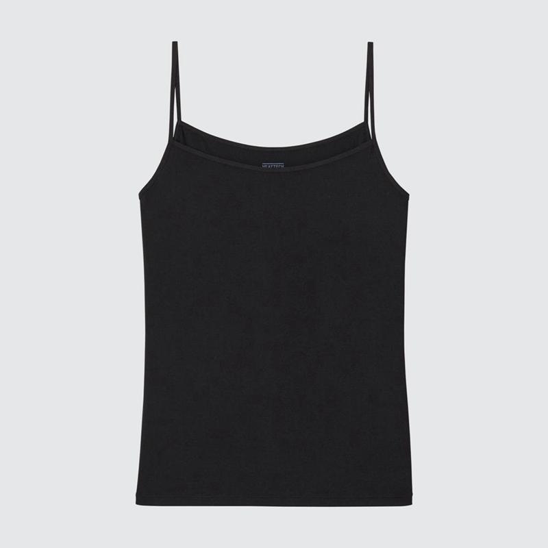 Uniqlo HEATTECH Women Camisoles Black  US |  DKLC-96128