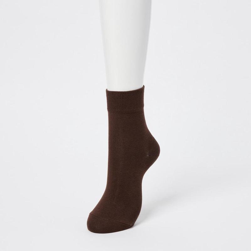 Uniqlo HEATTECH Women Socks Tights Brown  US |  FODN-86243