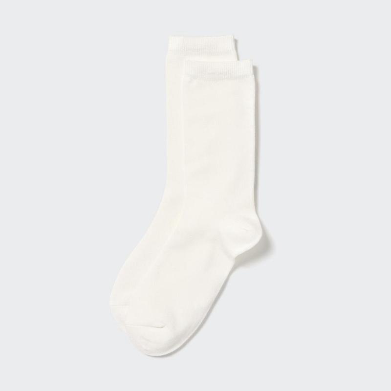 Uniqlo HEATTECH Women Socks Tights White  US |  MPLW-16253