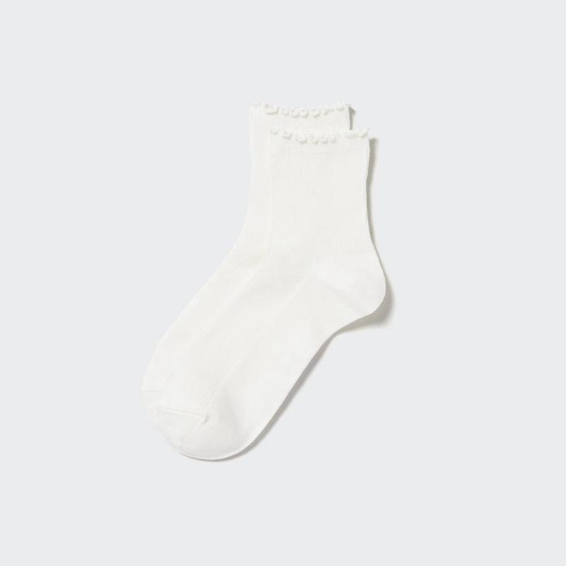 Uniqlo HEATTECH Women Socks Tights White  US |  RCMZ-64539