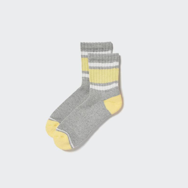 Uniqlo Half (Pattern) Men Socks Grey  US |  ALMN-59028