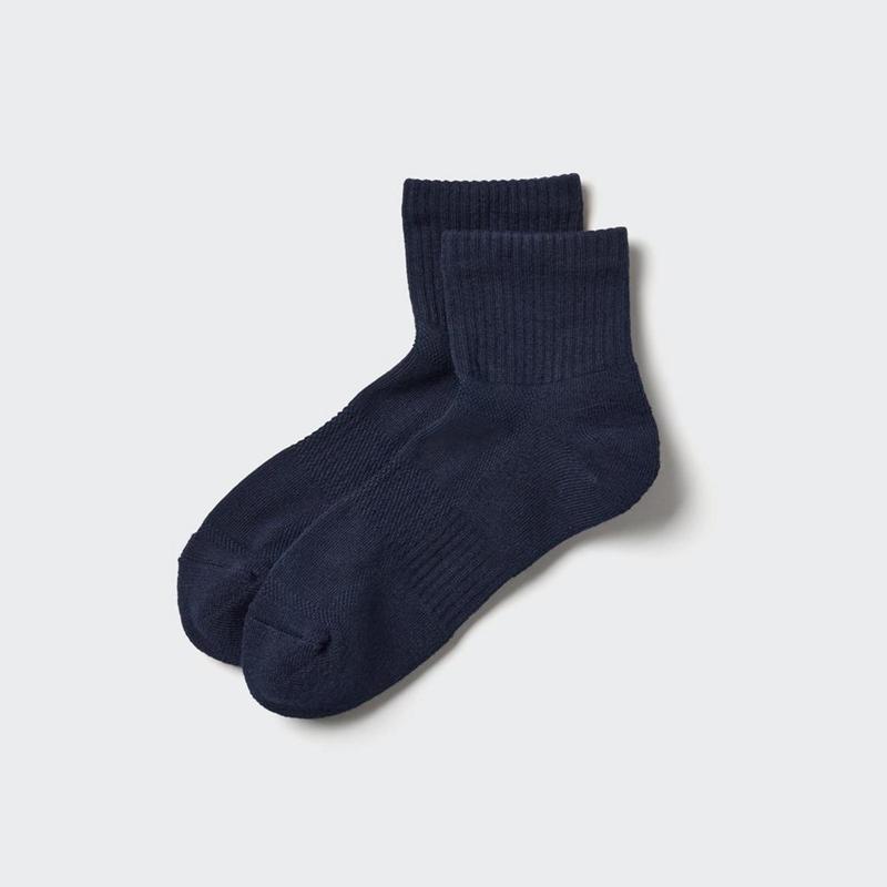 Uniqlo Half (Pile) Men Socks Navy  US |  VTXO-21954