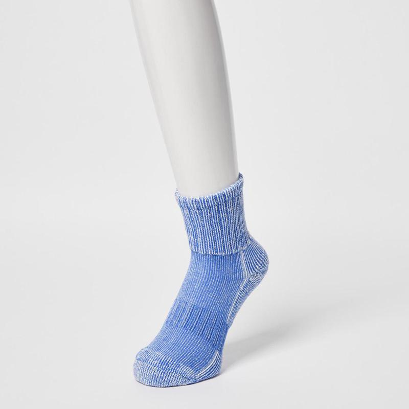 Uniqlo Half (Ribbed) Men Socks Blue  US |  VDQI-34879