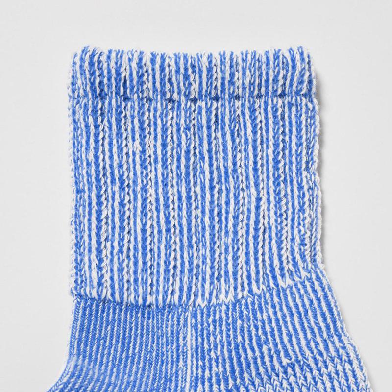 Uniqlo Half (Ribbed) Men Socks Blue  US |  VDQI-34879