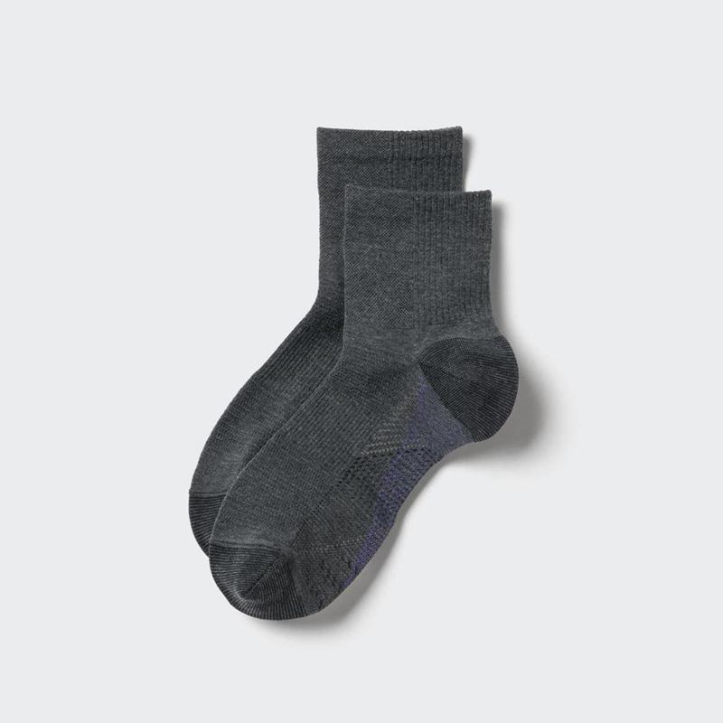 Uniqlo Half (Sports) Men Socks Dark Grey  US |  PMDO-16937