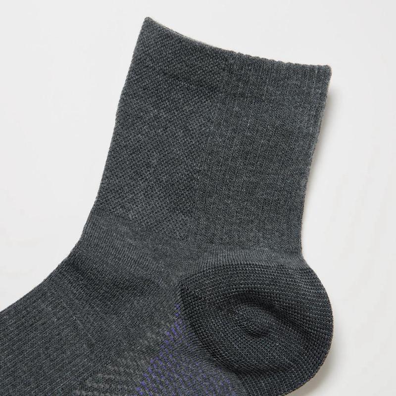 Uniqlo Half (Sports) Men Socks Grey  US |  FYDG-17845