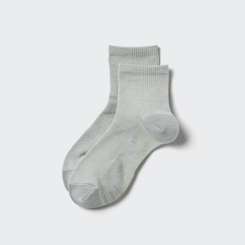 Uniqlo Half (Sports) Men Socks Grey  US |  FYDG-17845