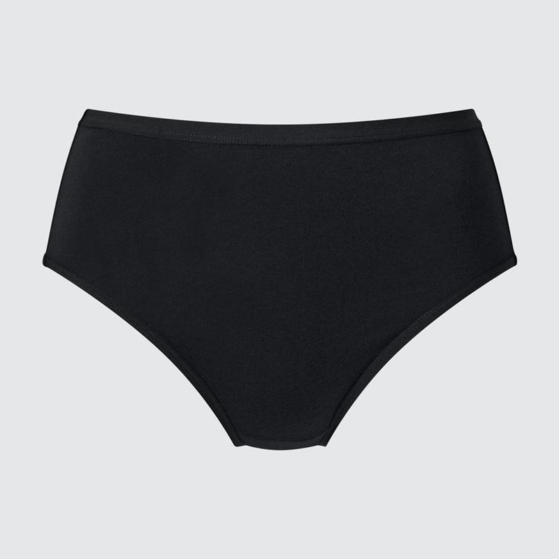 Uniqlo High Rise Women Briefs Black  US |  BKEJ-37461