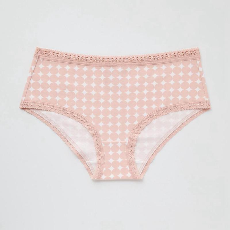 Uniqlo Hiphugger (Dot) Women Briefs Black  US |  YVPX-31670