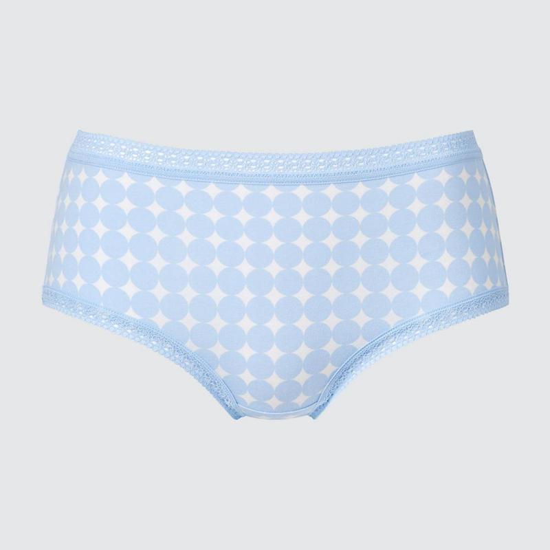 Uniqlo Hiphugger (Dot) Women Briefs Light Blue  US |  LJHY-46350