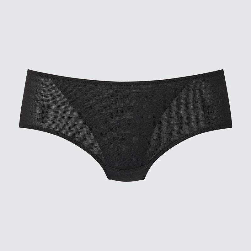 Uniqlo Hiphugger (Lace) Women Briefs Black  US |  INJL-05461