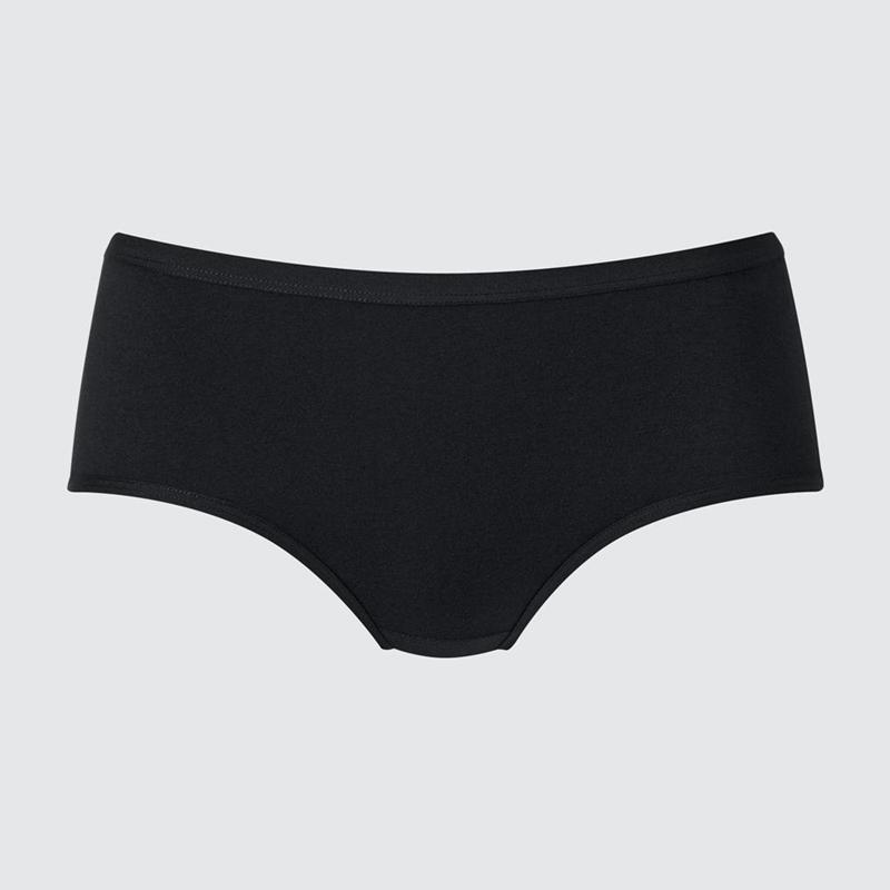 Uniqlo Hiphugger Women Briefs Black  US |  KWAO-13625