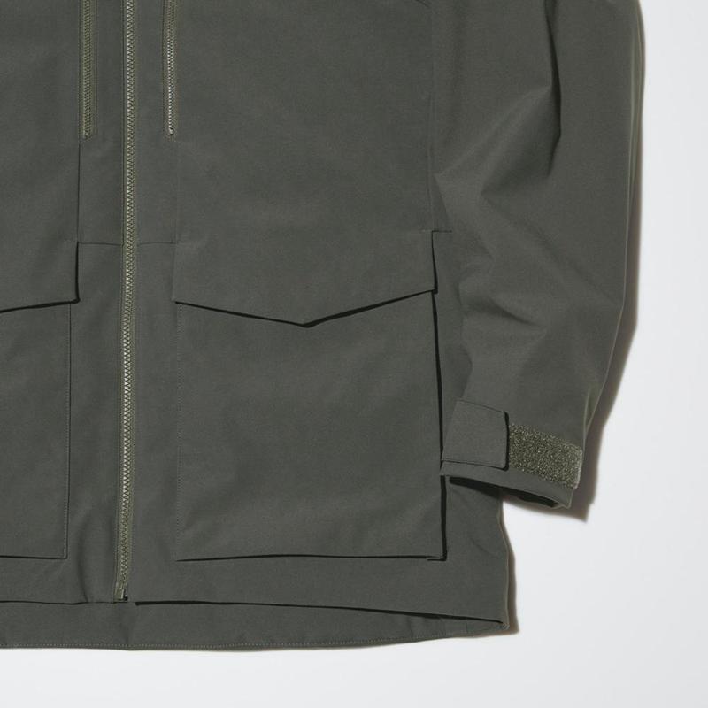 Uniqlo Hybrid Down (3D Cut) Men Parka Dark Green  US |  HKOE-26495