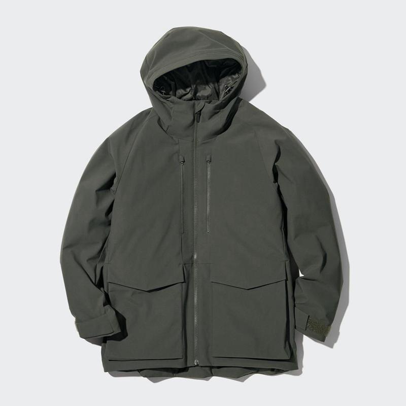 Uniqlo Hybrid Down (3D Cut) Men Parka Navy  US |  KGIY-21783