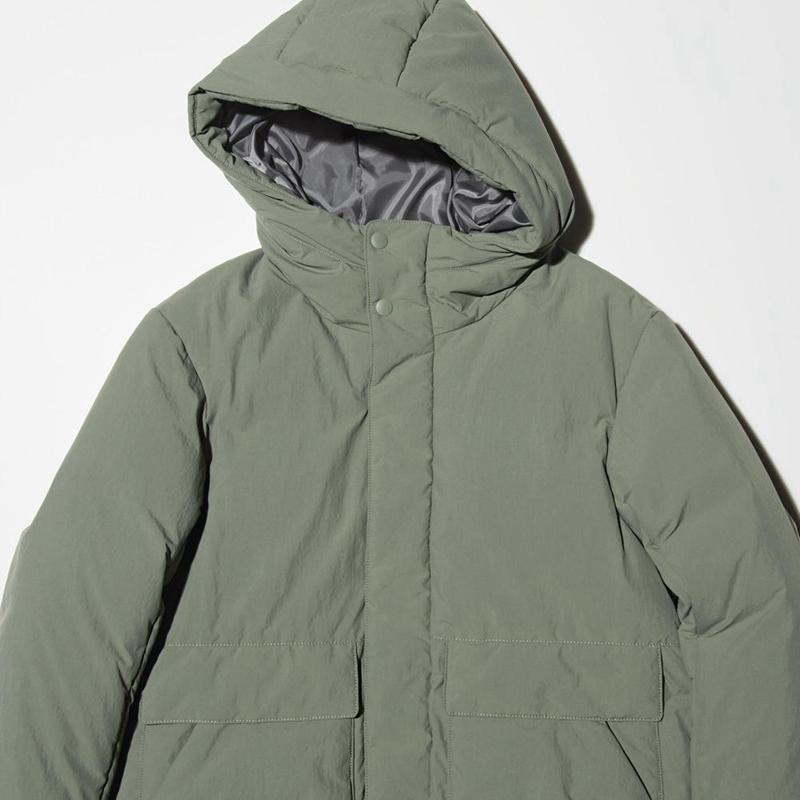 Uniqlo Hybrid Down Kids' Parka Green  US |  KSBO-86194