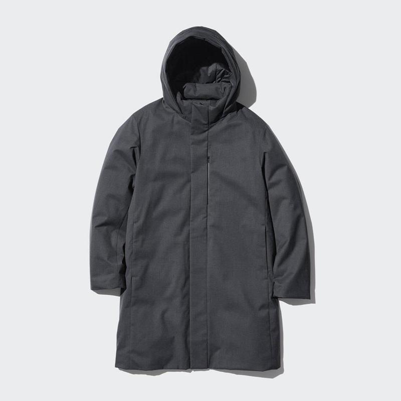 Uniqlo Hybrid Down Men Coat Black  US |  IDJB-45691