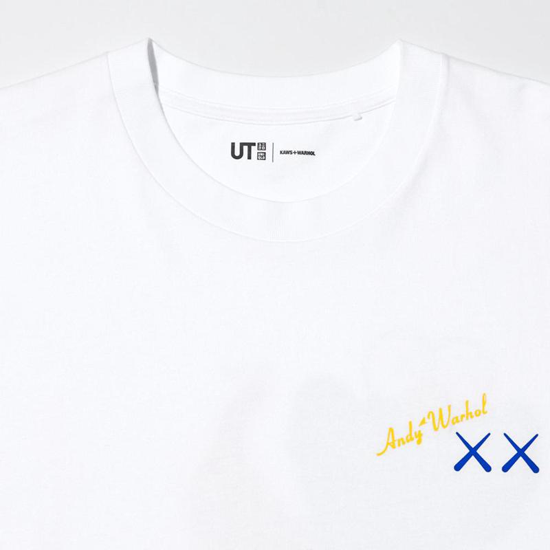 Uniqlo KAWS + Warhol UT Graphic Women T-Shirts White  US |  LRJM-95621