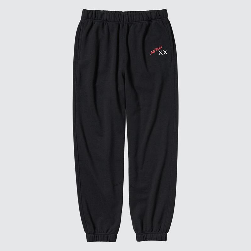 Uniqlo KAWS + Warhol UT Women Joggers Black  US |  ZKGU-71048