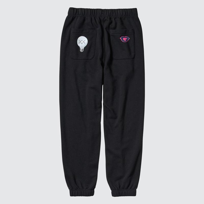 Uniqlo KAWS + Warhol UT Women Joggers Black  US |  ZKGU-71048