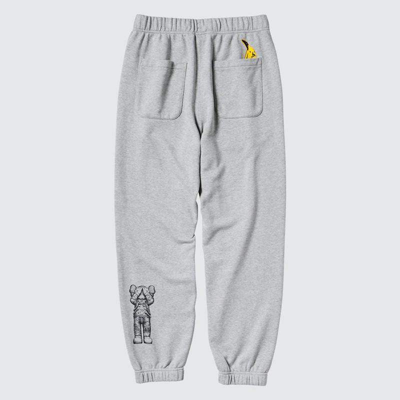 Uniqlo KAWS + Warhol UT Women Joggers Grey  US |  GEQN-82173