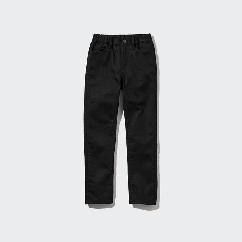 Uniqlo Kids Ultra Stretch Soft Kids' Jeans Black  US |  FSHK-96023