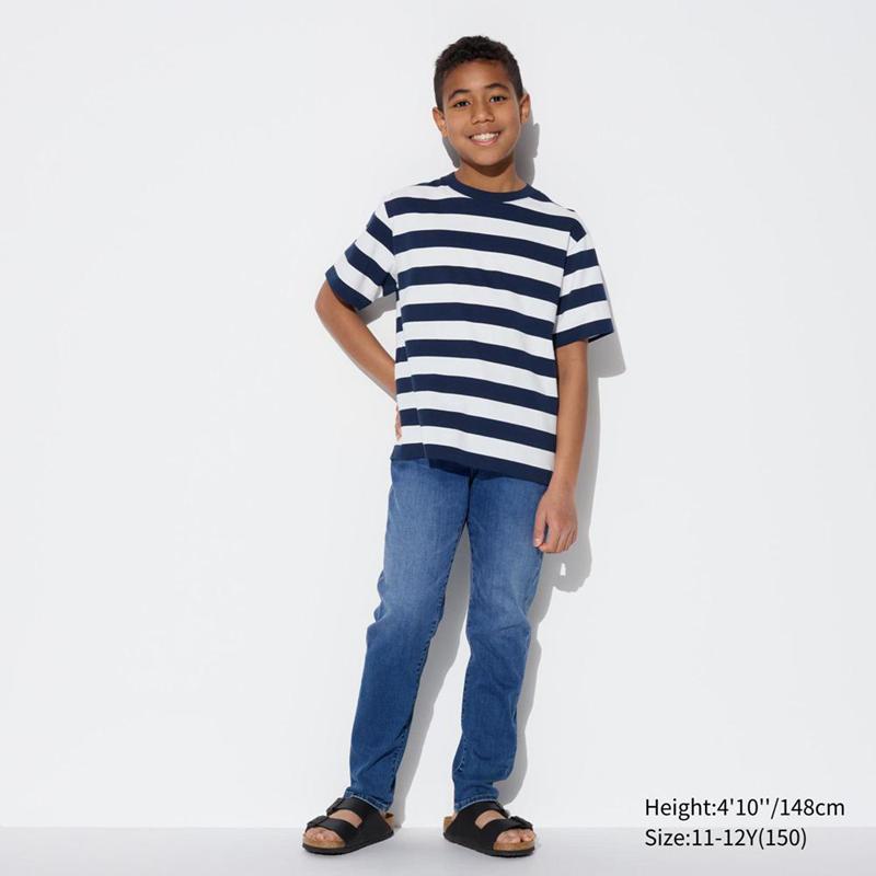 Uniqlo Kids Ultra Stretch Soft Kids' Jeans Blue  US |  BRYS-34608