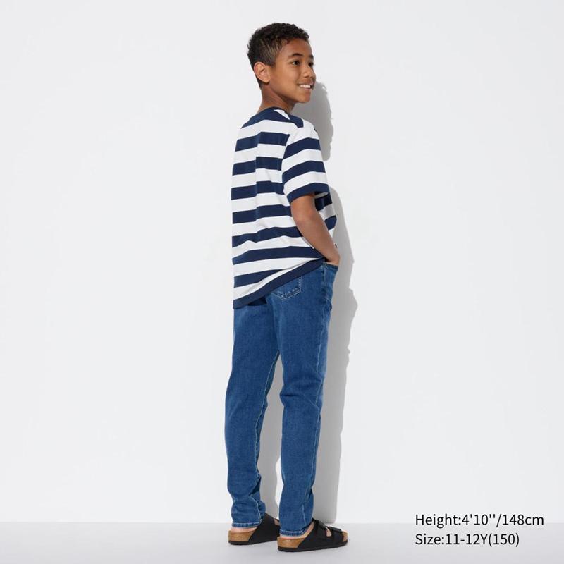 Uniqlo Kids Ultra Stretch Soft Kids' Jeans Blue  US |  BRYS-34608