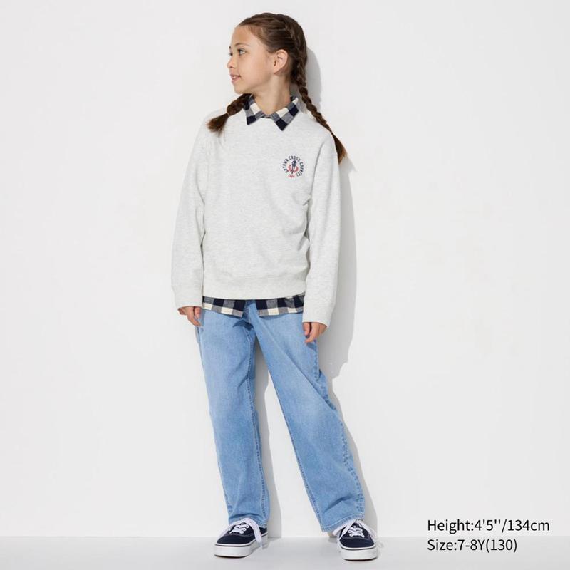 Uniqlo Kids Wide Leg Kids' Jeans Blue  US |  EFQT-48936