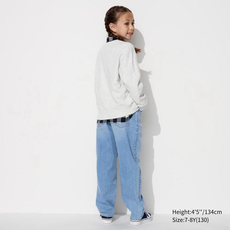 Uniqlo Kids Wide Leg Kids' Jeans Blue  US |  EFQT-48936