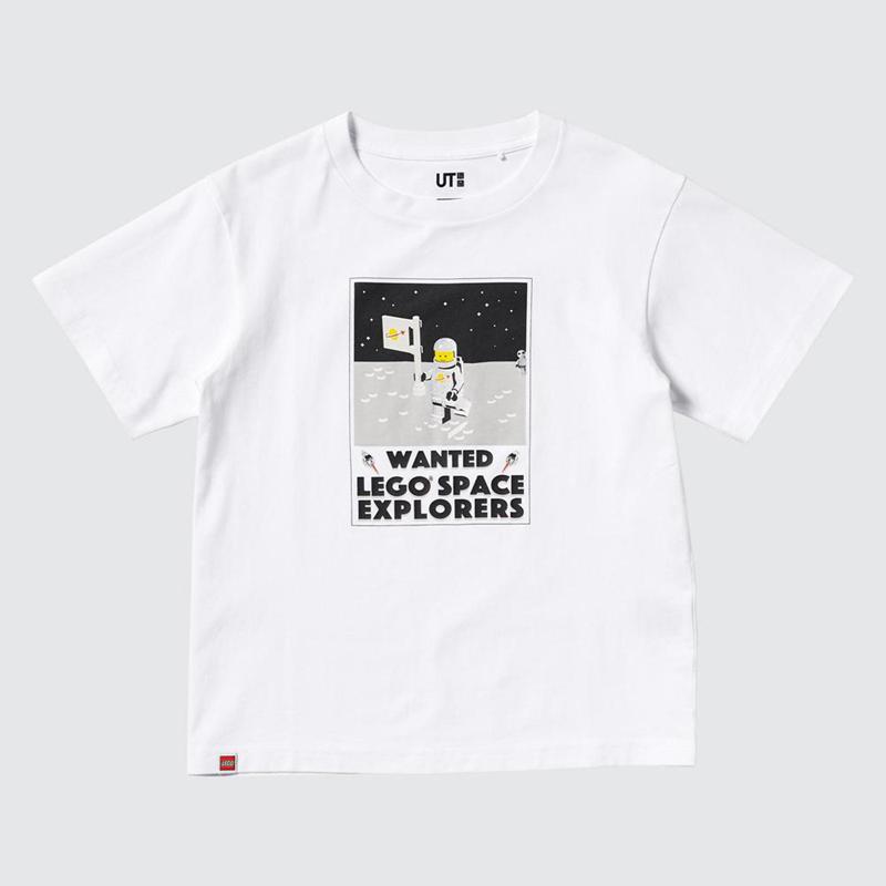 Uniqlo LEGO® Space Collection UT Graphic Kids' T-Shirt White  US |  OFMX-40916