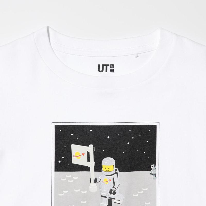 Uniqlo LEGO® Space Collection UT Graphic Kids' T-Shirt White  US |  OFMX-40916