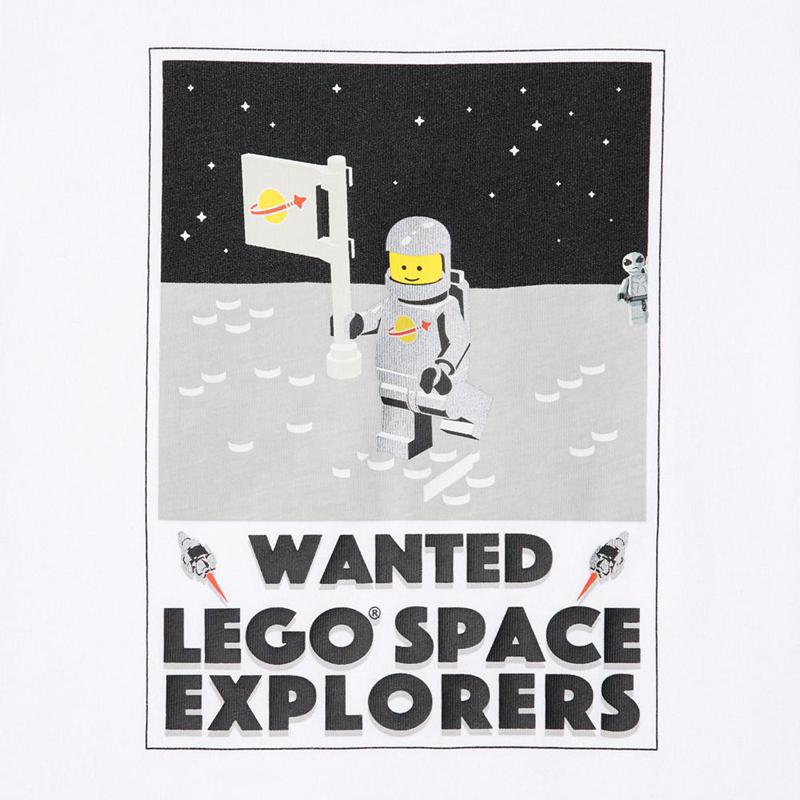 Uniqlo LEGO® Space Collection UT Graphic Kids' T-Shirt White  US |  OFMX-40916