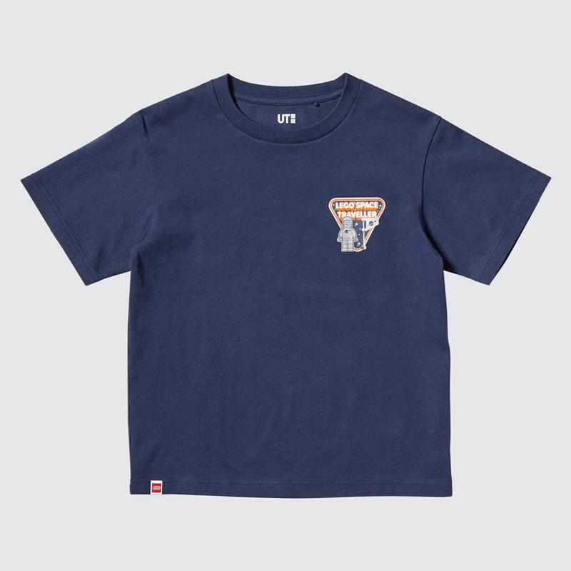 Uniqlo LEGO® Space Collection UT Graphic Kids' T-Shirt Navy  US |  OVLA-56201