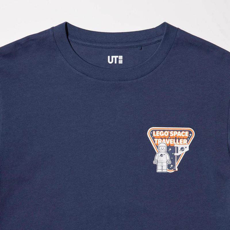 Uniqlo LEGO® Space Collection UT Graphic Kids' T-Shirt Navy  US |  OVLA-56201