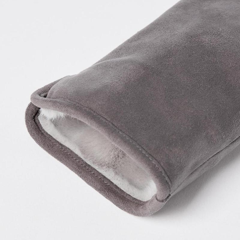 Uniqlo Lined Women Gloves Grey  US |  KQOM-25783