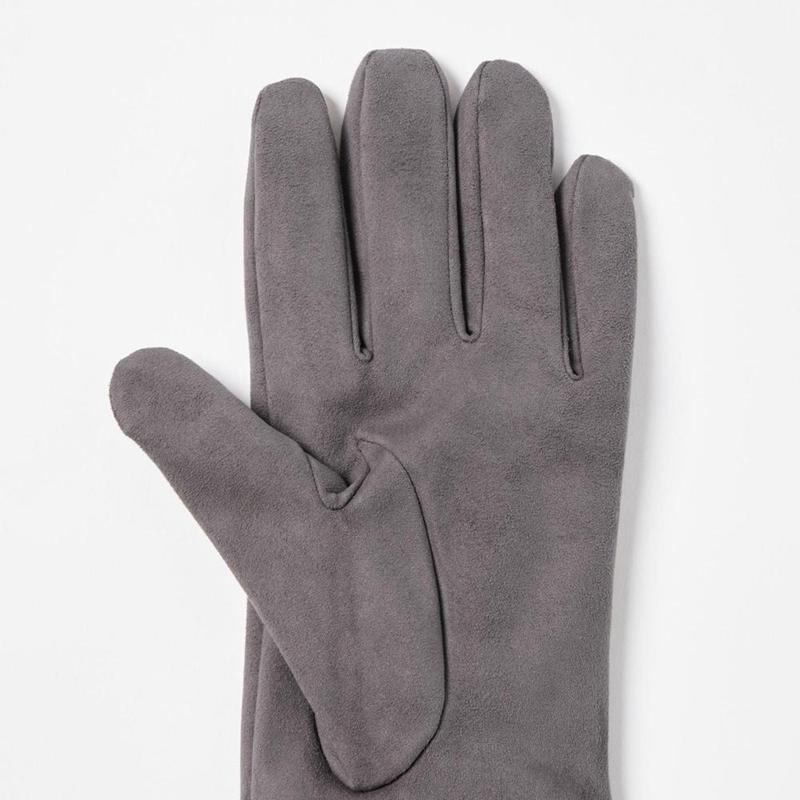 Uniqlo Lined Women Gloves Grey  US |  KQOM-25783