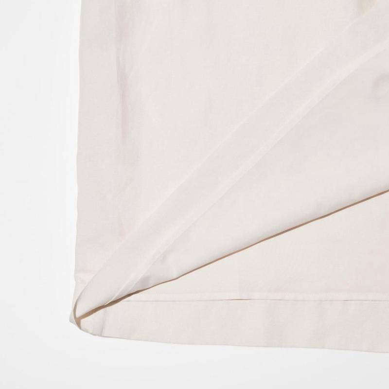 Uniqlo Linen Blend Camisole Women Dress Off White  US |  NDUF-37140