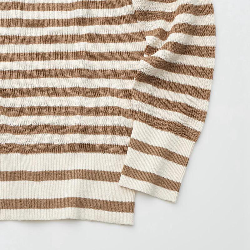 Uniqlo Linen V Neck Women Jumper Beige  US |  XDFE-81425