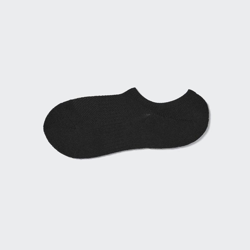 Uniqlo Low Cut (Pile) Men Socks Black  US |  ESZG-06312