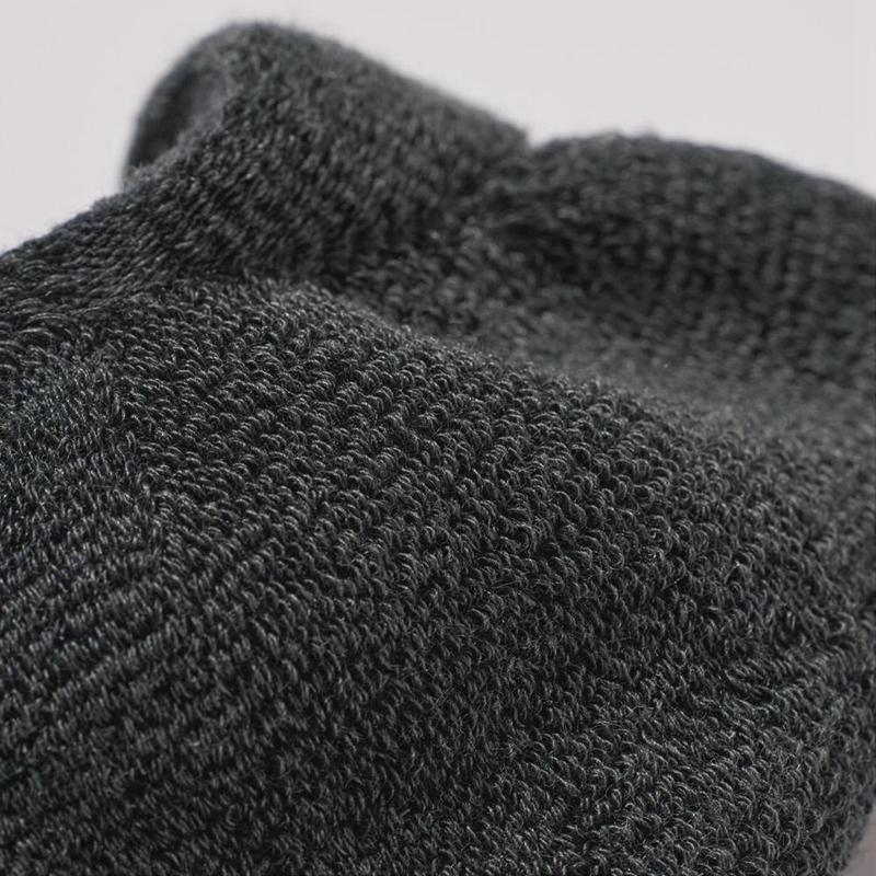 Uniqlo Low Cut (Pile) Men Socks Black  US |  KGNP-18760