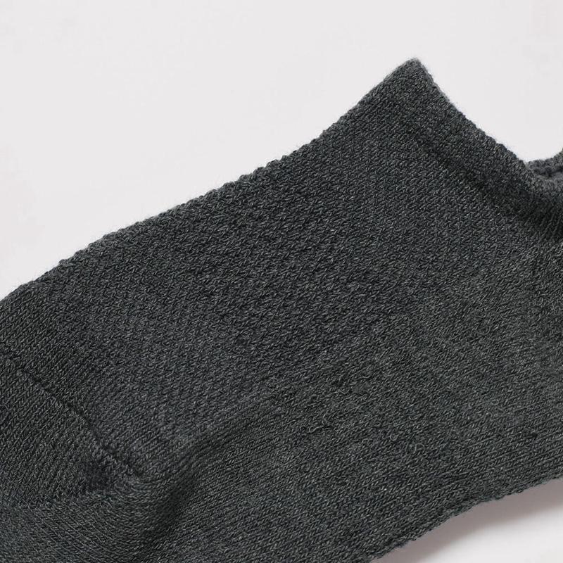 Uniqlo Low Cut (Pile) Men Socks Black  US |  KGNP-18760