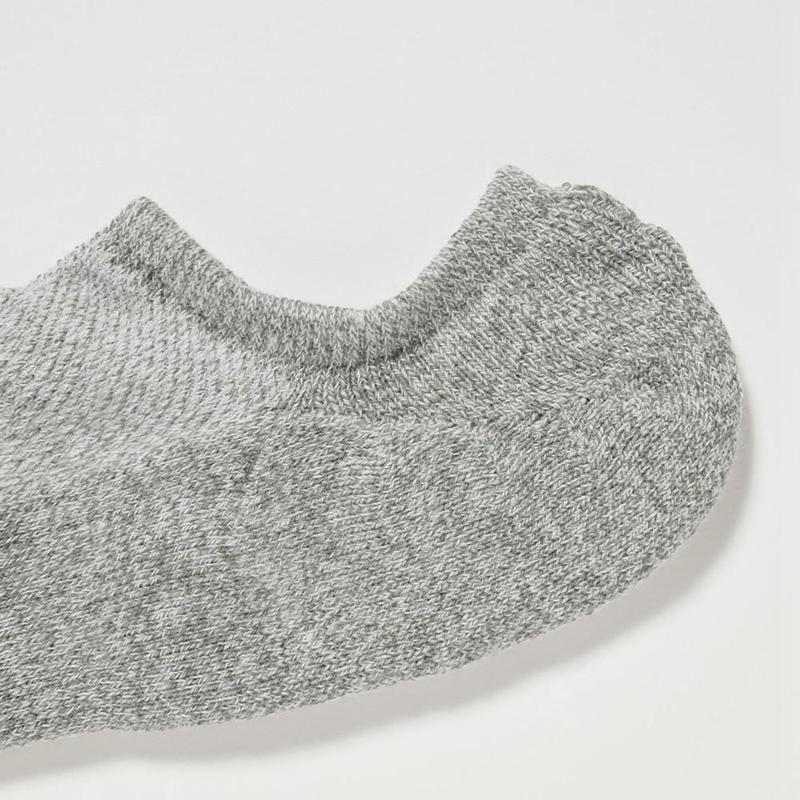 Uniqlo Low Cut (Pile) Men Socks Dark Grey  US |  NIQD-85497