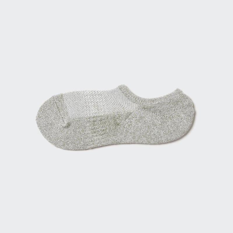 Uniqlo Low Cut (Pile) Men Socks Grey  US |  IZVM-48279